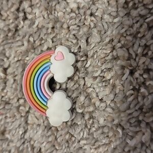 Rainbow Croc Charm
